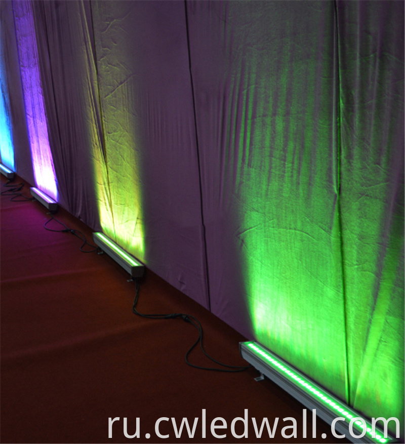 24*3w led wall wash bar stage